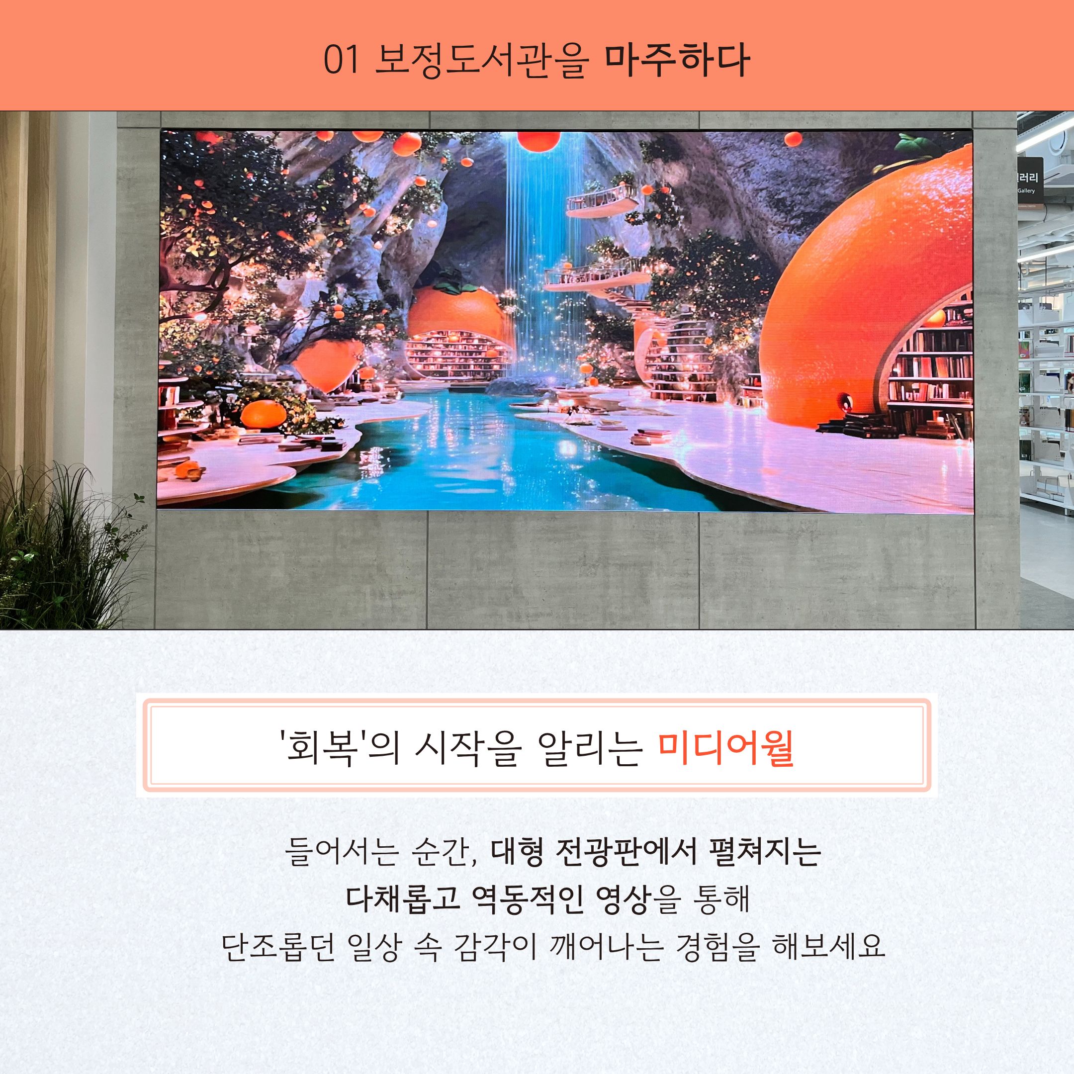 '회복'의 시작을 알리는 미디어월