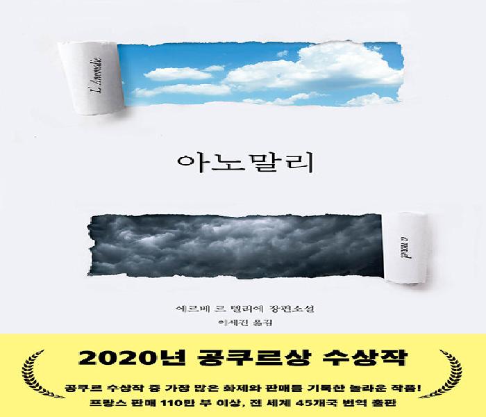 [북큐레이션] 아노말리: 에르베 르 텔리에 장편소설