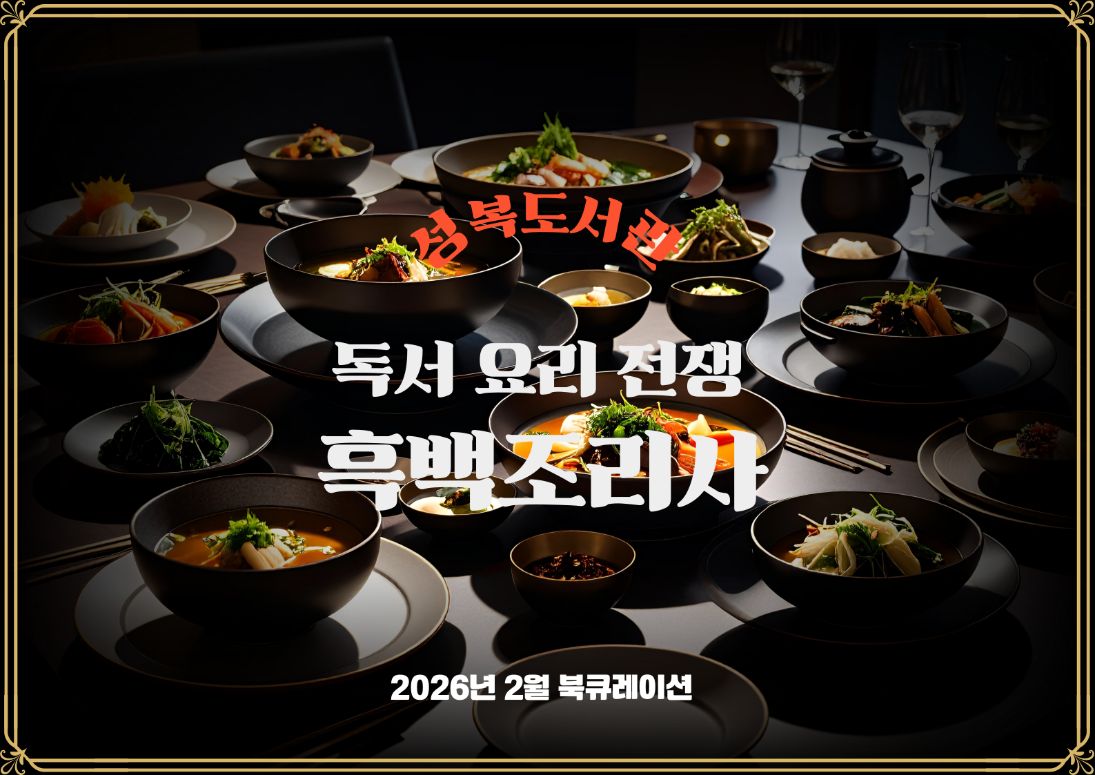 독서 요리 전쟁_흑백조리사